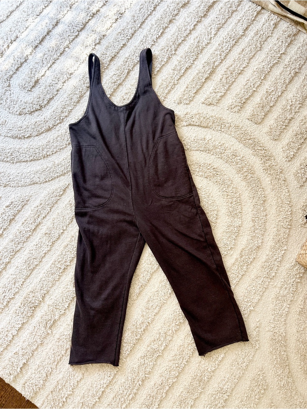 Urban Outfitters Cotton Black Women's Sleeveless Jumpsuit